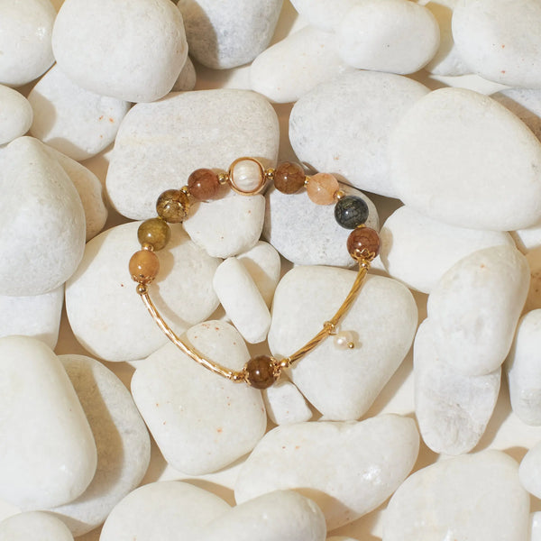 Zen Stone Beaded Band