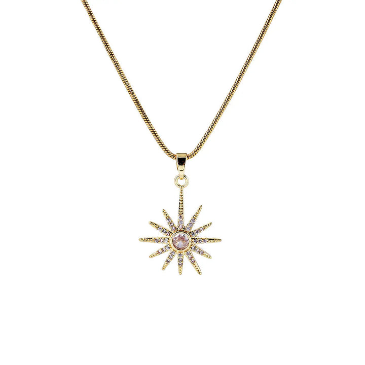 Zenith Sunburst Pendant Necklace | Salty