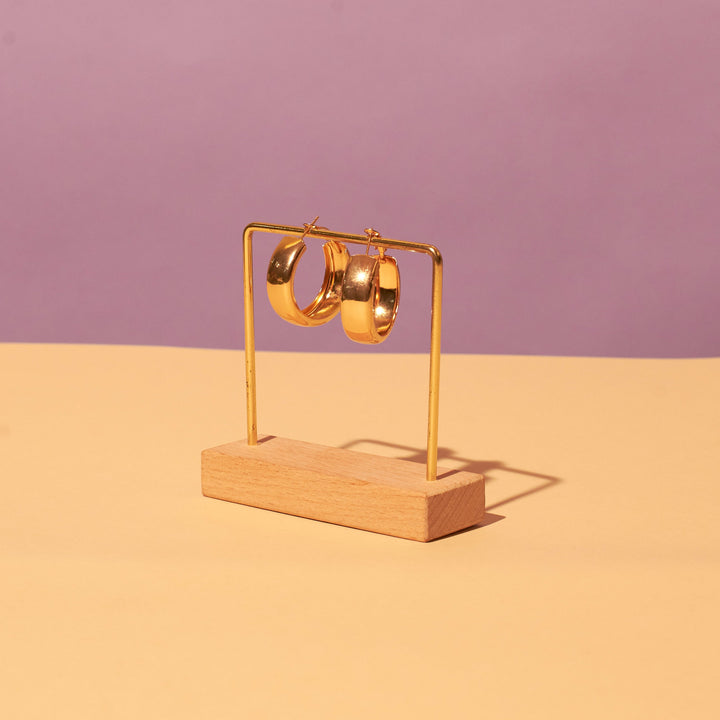 Zenith Golden Hoops - Salty Accessories