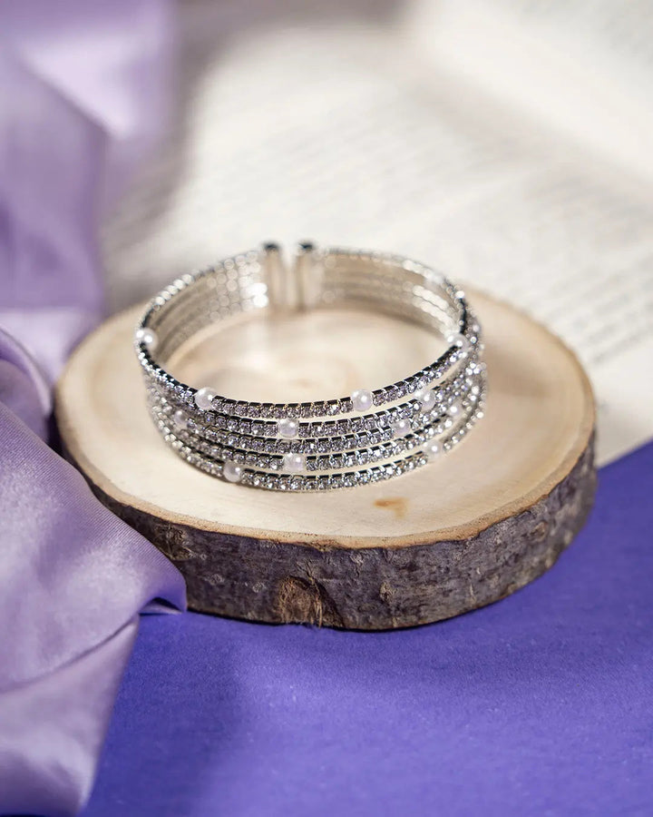 Zirconia Layered Bracelet - Salty Accessories