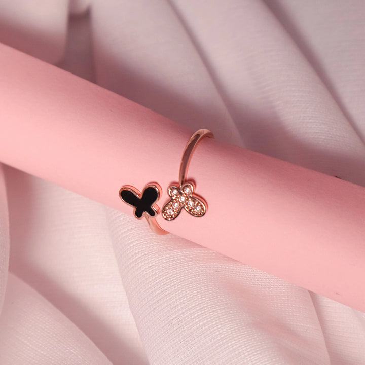 Zirconia Twin Fly Ring - Salty Accessories