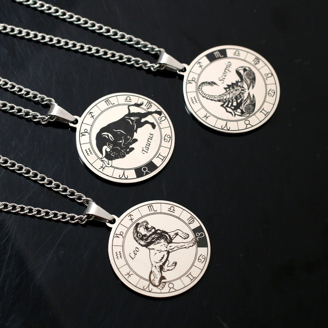 Zodiac Solstice Pendant Necklaces