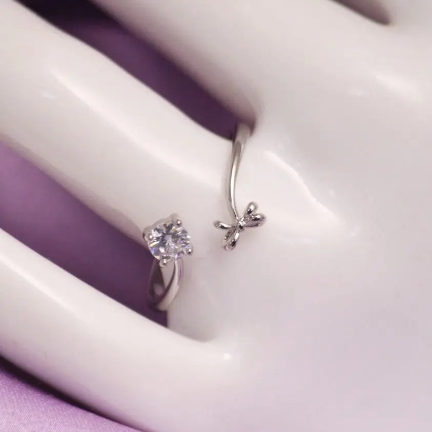 Zubi Silver Diamond Band - Salty Accessories