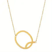 Chic Alphabet Golden Necklace - Salty Accessories