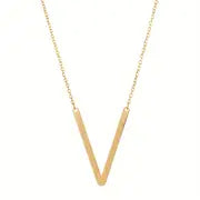 Chic Alphabet Golden Necklace