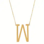 Chic Alphabet Golden Necklace