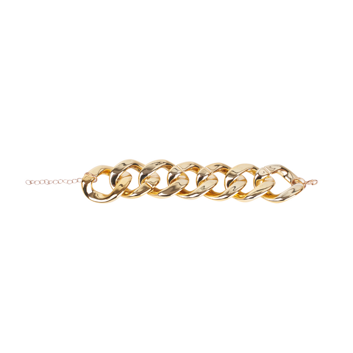 Modern Gold Paper Chain Bracelet