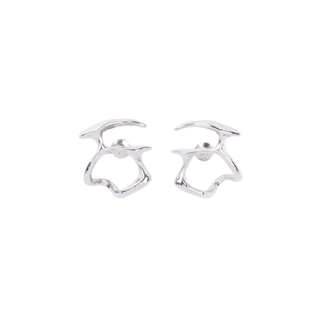 Artful Geometric Silver Cuffs - Salty Accessories