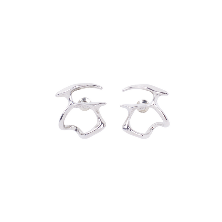 Artful Geometric Silver Cuffs - Salty Accessories