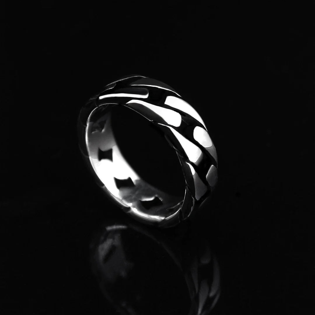 Men Ring Band Stainless Steel Rotatable Chain India | Ubuy