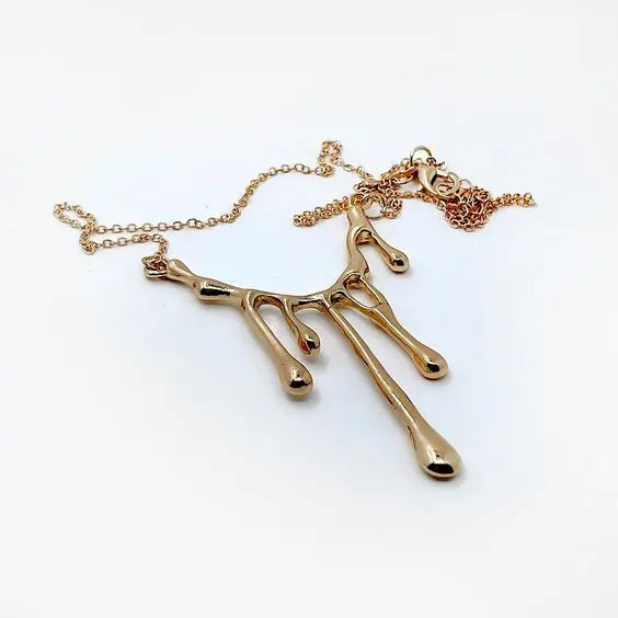 Gold Honey Melt Necklace - Salty Accessories