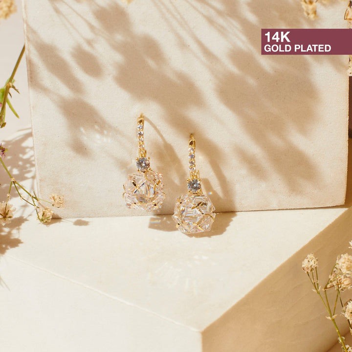 Diamond Tulip Twirl Earrings - Salty Accessories