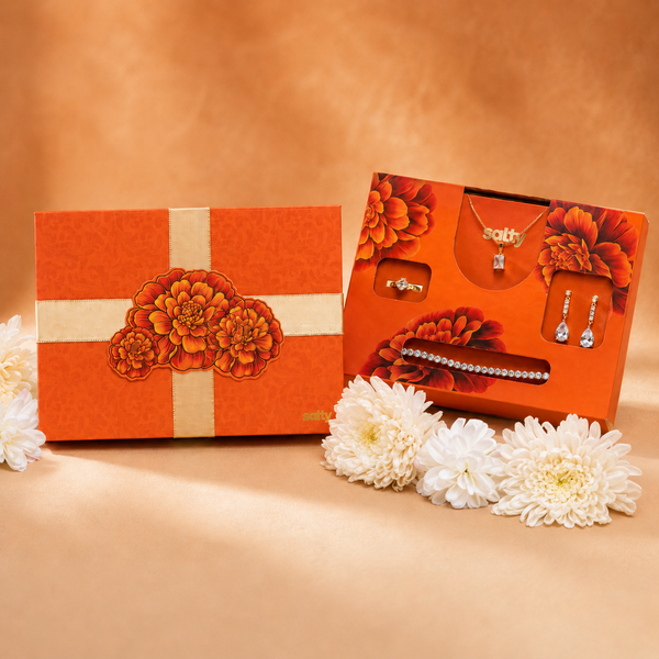 Premium Marigold Magic Rakhi Gift Box for Sister