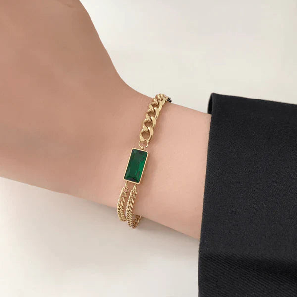 Serene Emerald Bracelet - Salty Accessories