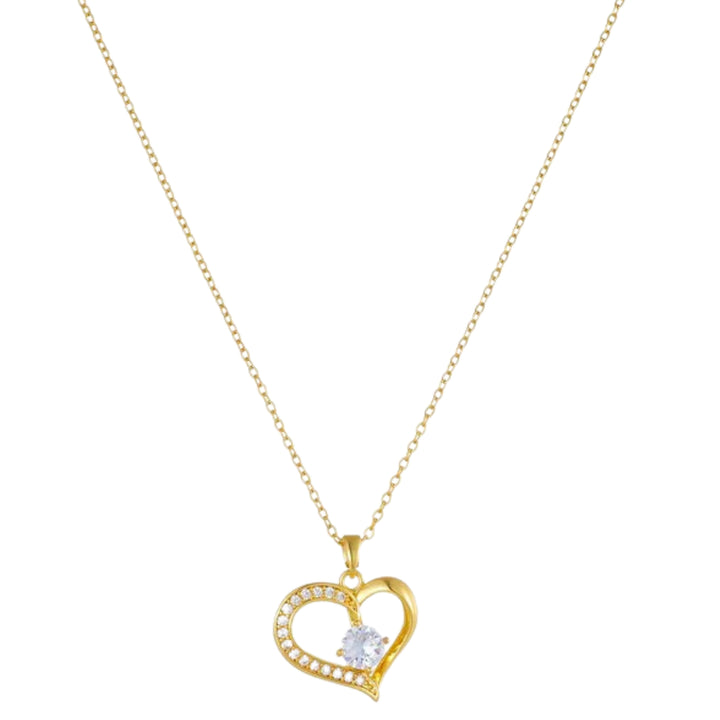 Amour Pendant Golden Necklace