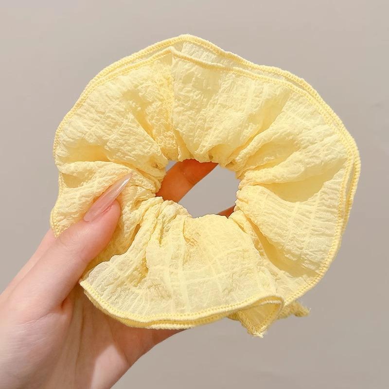 Lemon Cloud Scrunchie