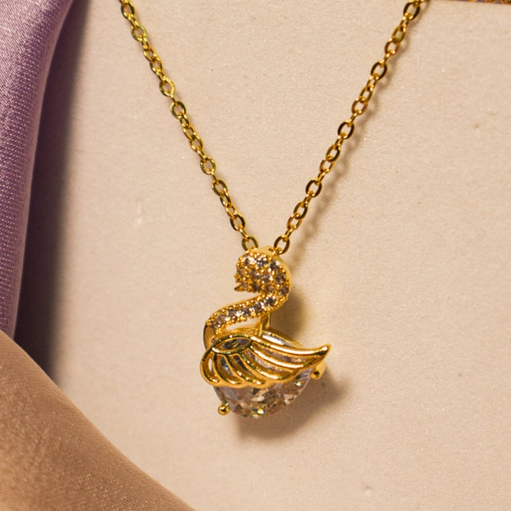 Heartbound Swan Beauty Necklace - Salty Accessories