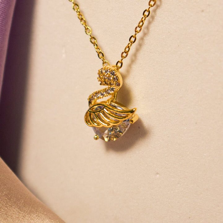 Heartbound Swan Beauty Necklace - Salty Accessories