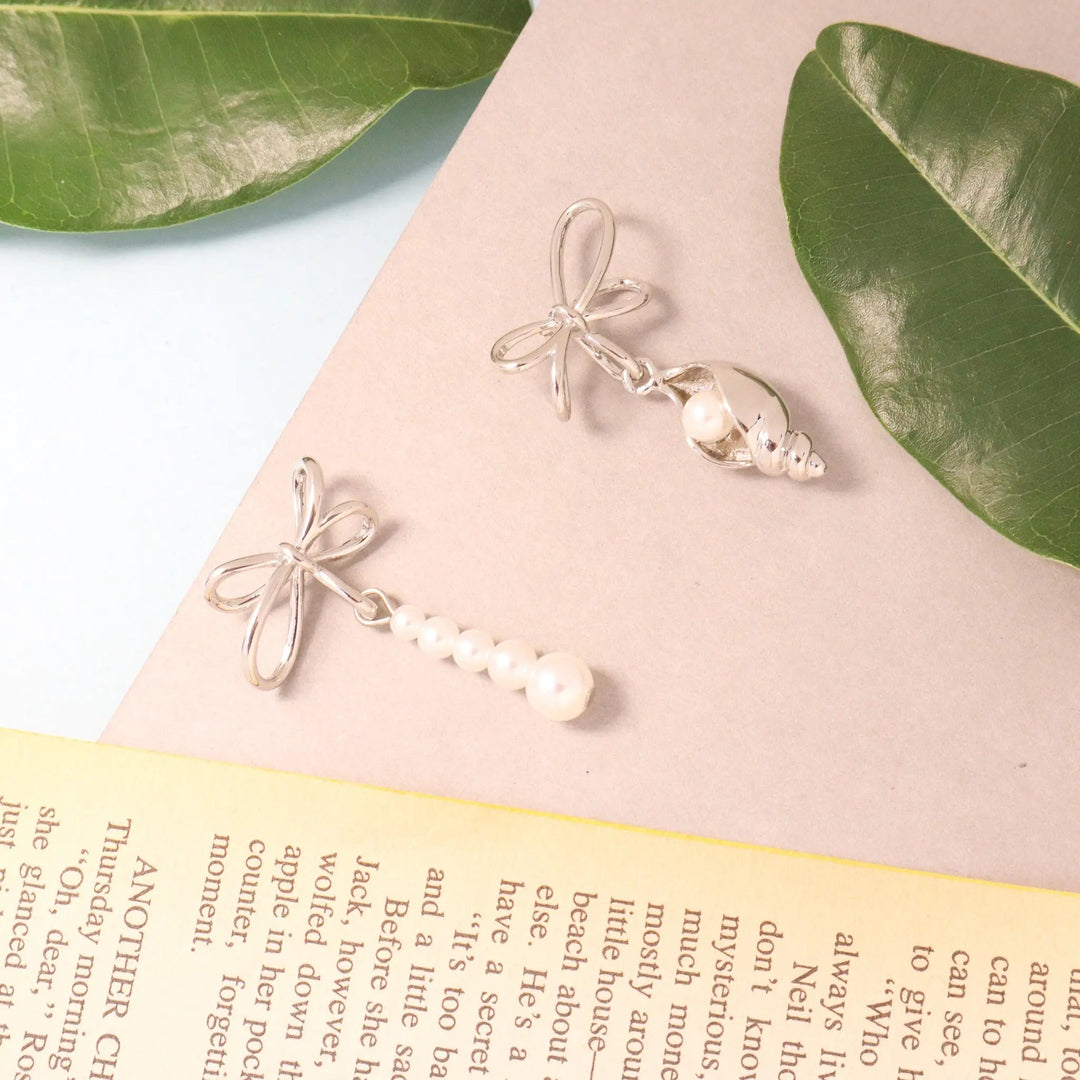 oyster Mis match Earrings - Salty Accessories