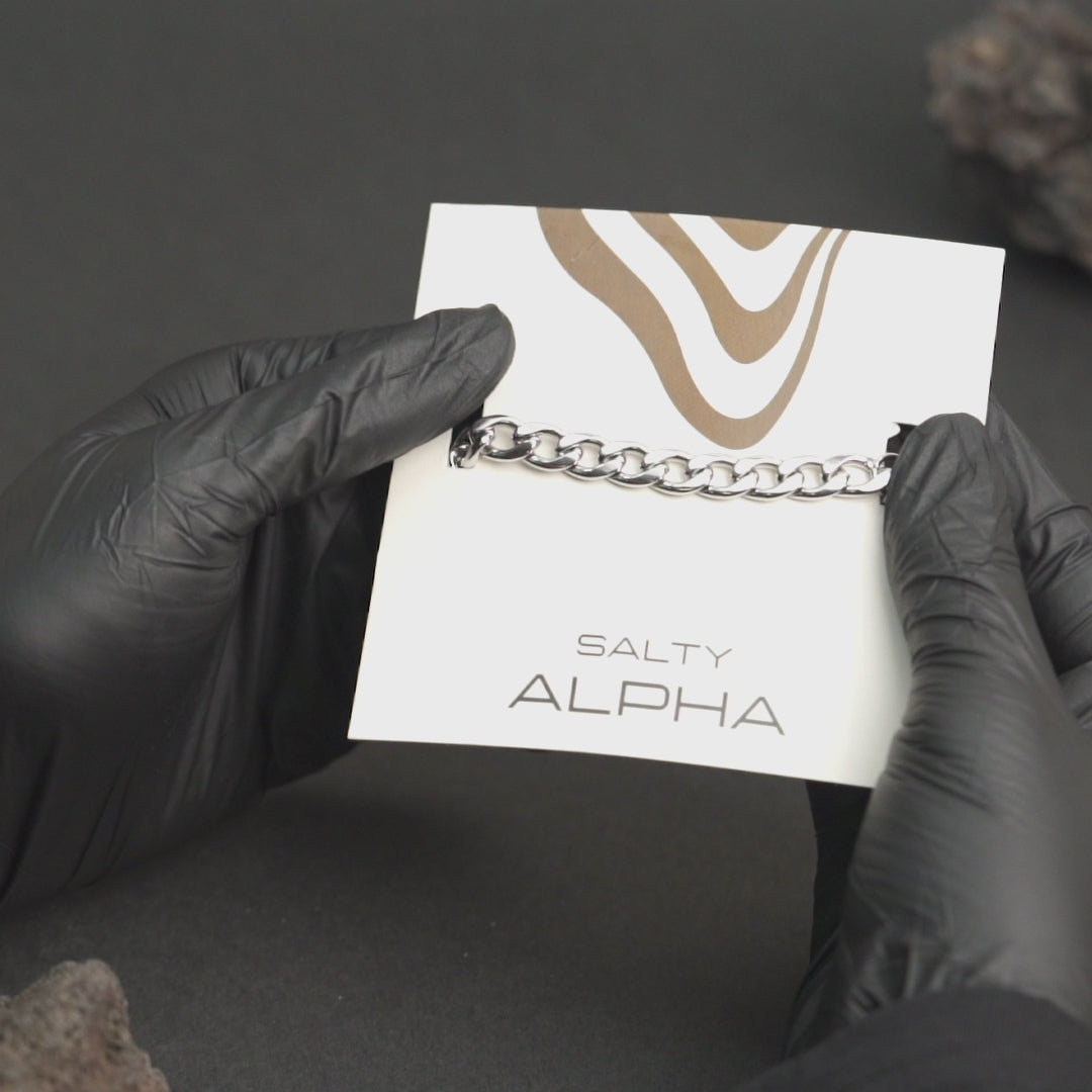 Classic Cuban Silver Bracelet