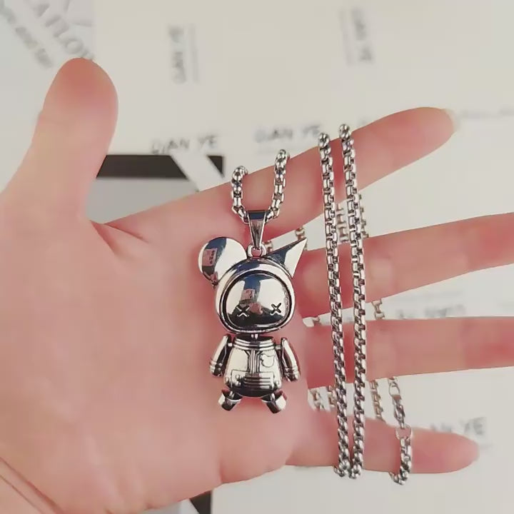 Cosmic Scout Spaceman Necklace