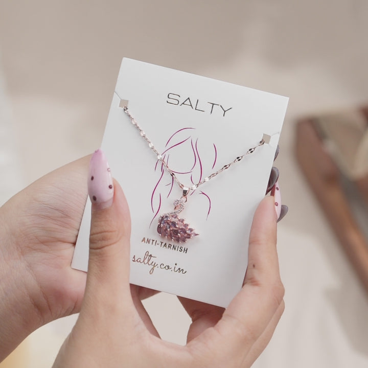 Millenia Dancing Swan Necklace