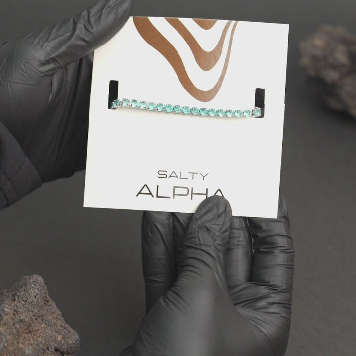 Radiance Tennis Bracelet - Aqua