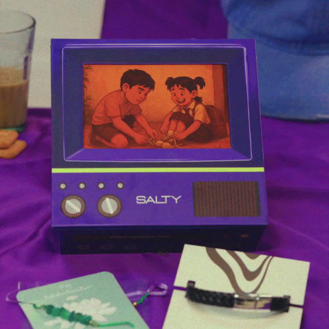 Salty Special Rakhi TV Gift Hamper for Brother