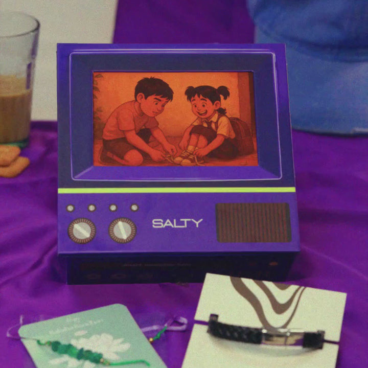 Salty Special Rakhi TV Gift Hamper for Brother