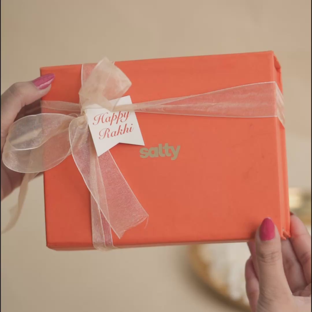 Luxury Timeless Ties Rakhi Gift Box for Sister