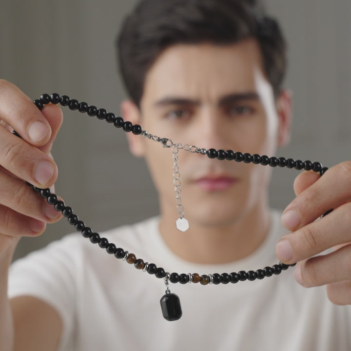 Black Magic Beads Necklace