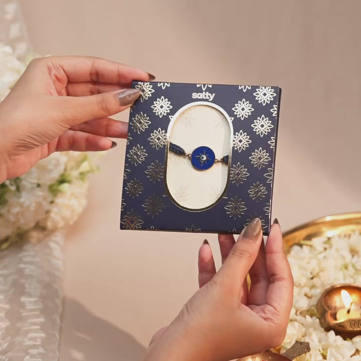 Suraksha Nazar Blue Evil Eye Rakhi for Brother