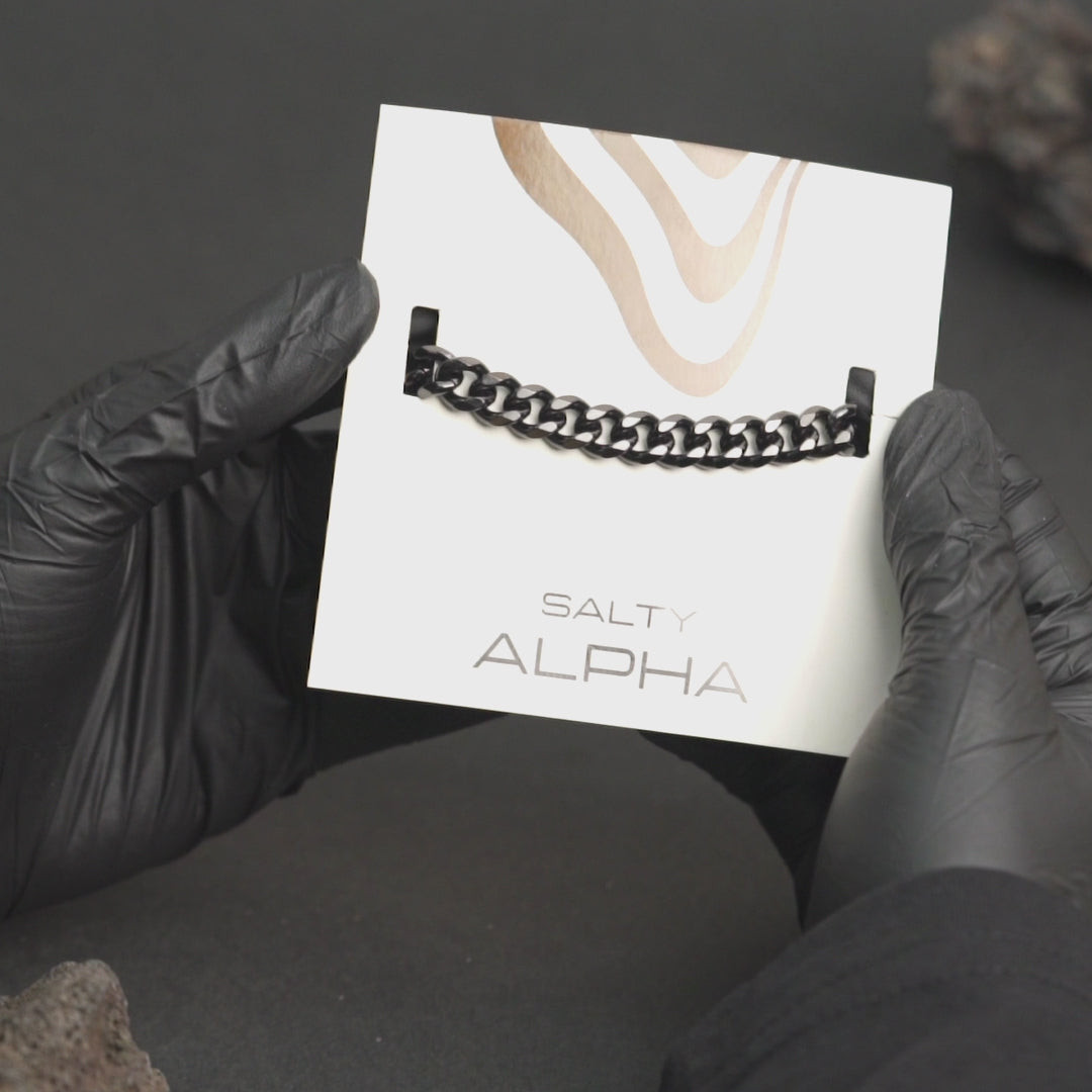Hades Classic Black Thick Bracelet