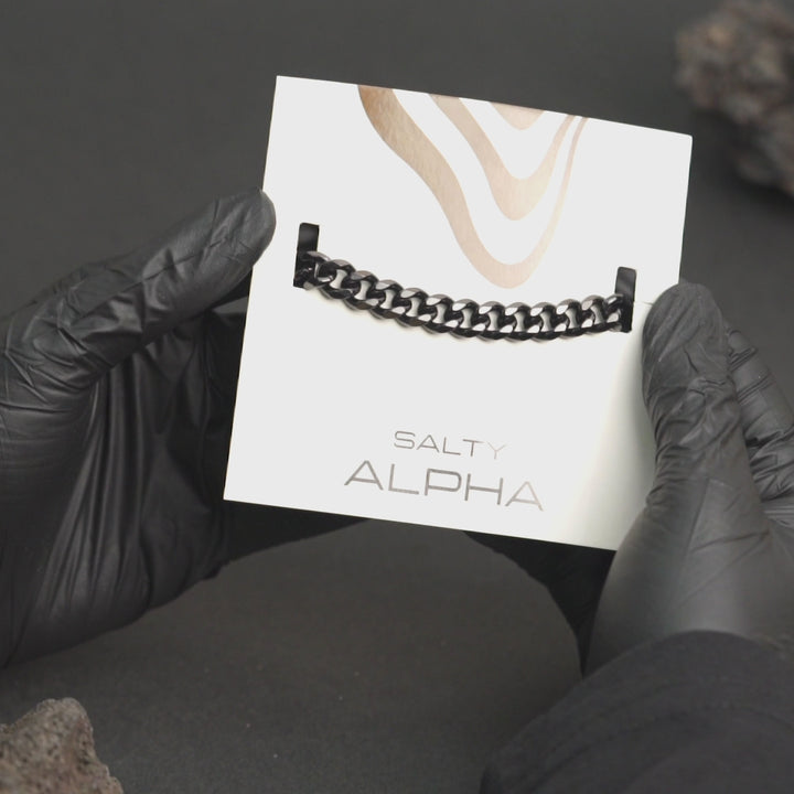 Hades Classic Black Thick Bracelet