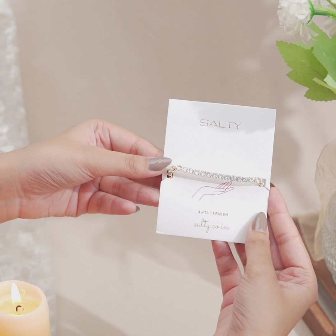 Ivory Radiance Tennis Bracelet