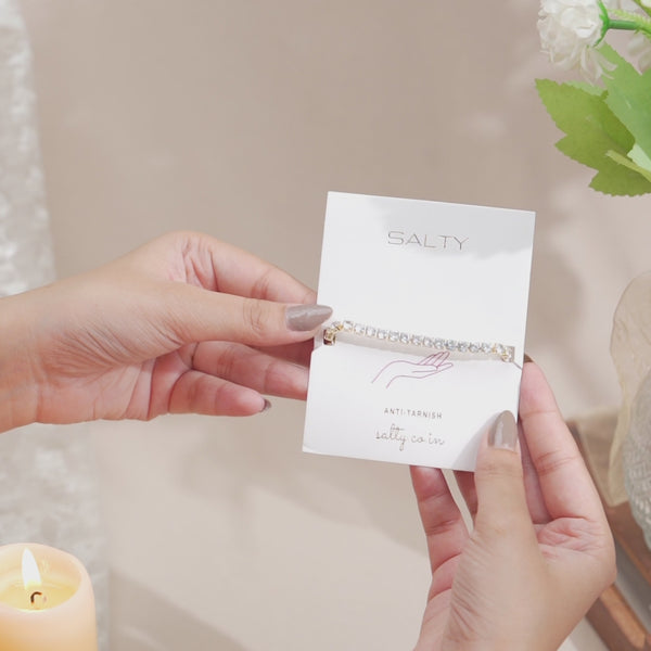 Ivory Radiance Tennis Bracelet