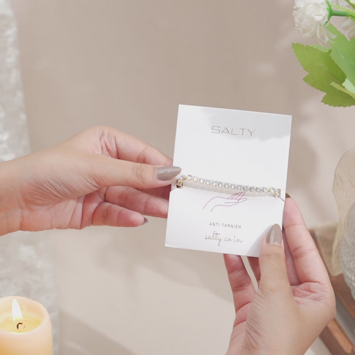 Ivory Radiance Tennis Bracelet