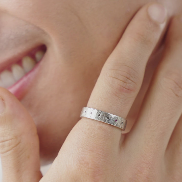 Cardinal Elegance Ring