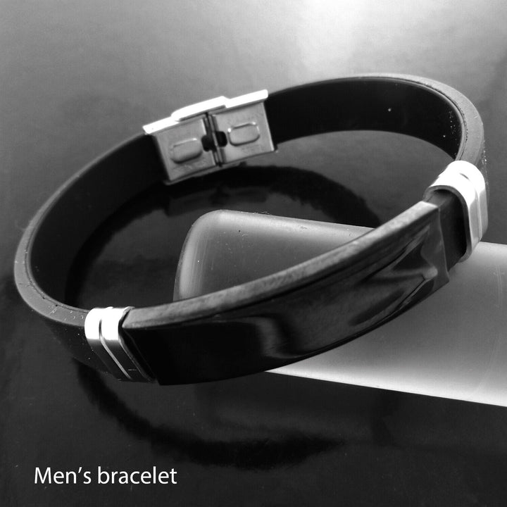 Obsidian Silver Bracelet