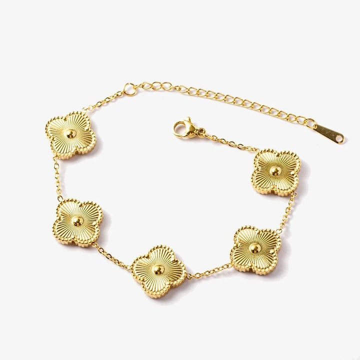 Golden Luck Leaflet Bracelet - Salty Accessories