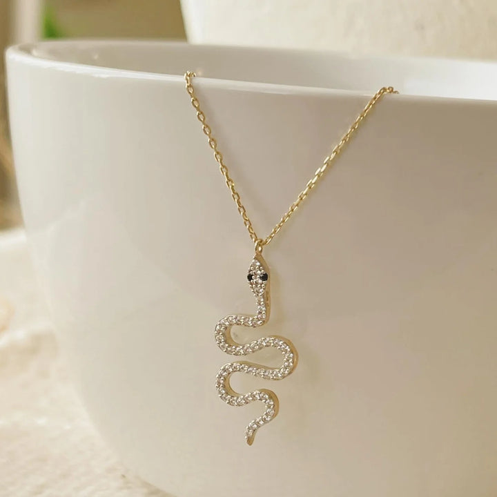 Slytherin Serpent Necklace Salty