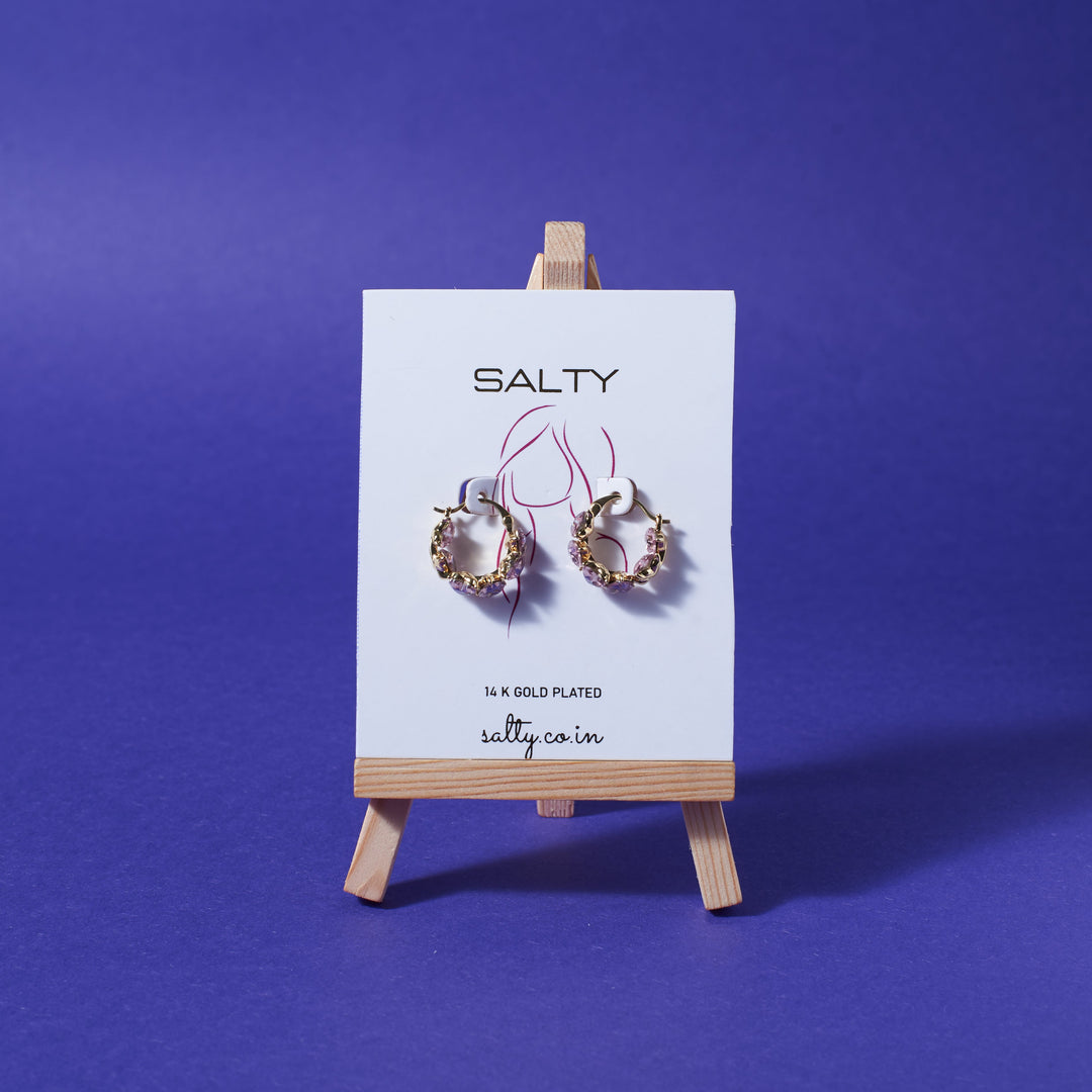 valedictorian Diamond Earrings - Salty Accessories