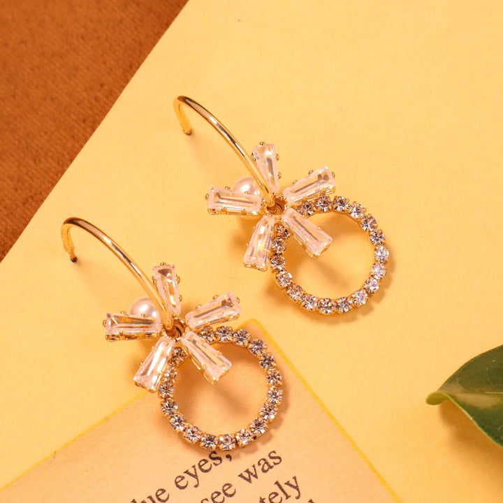 2in1 korean fancy earrings