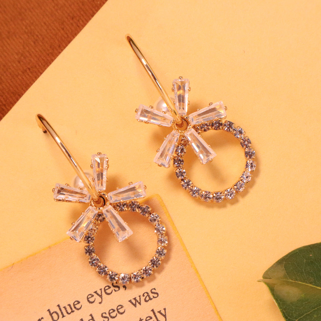 2in1 korean fancy earrings