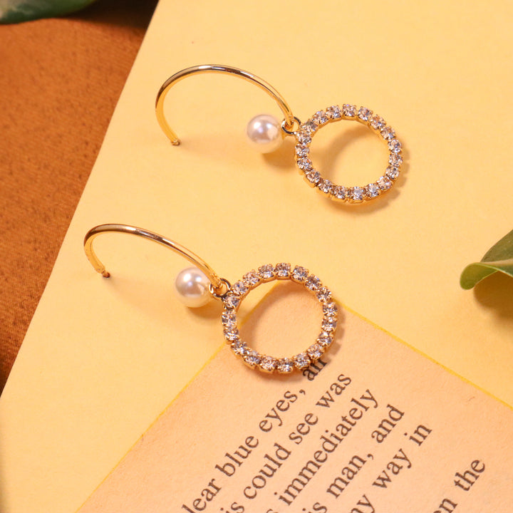 2in1 korean fancy earrings