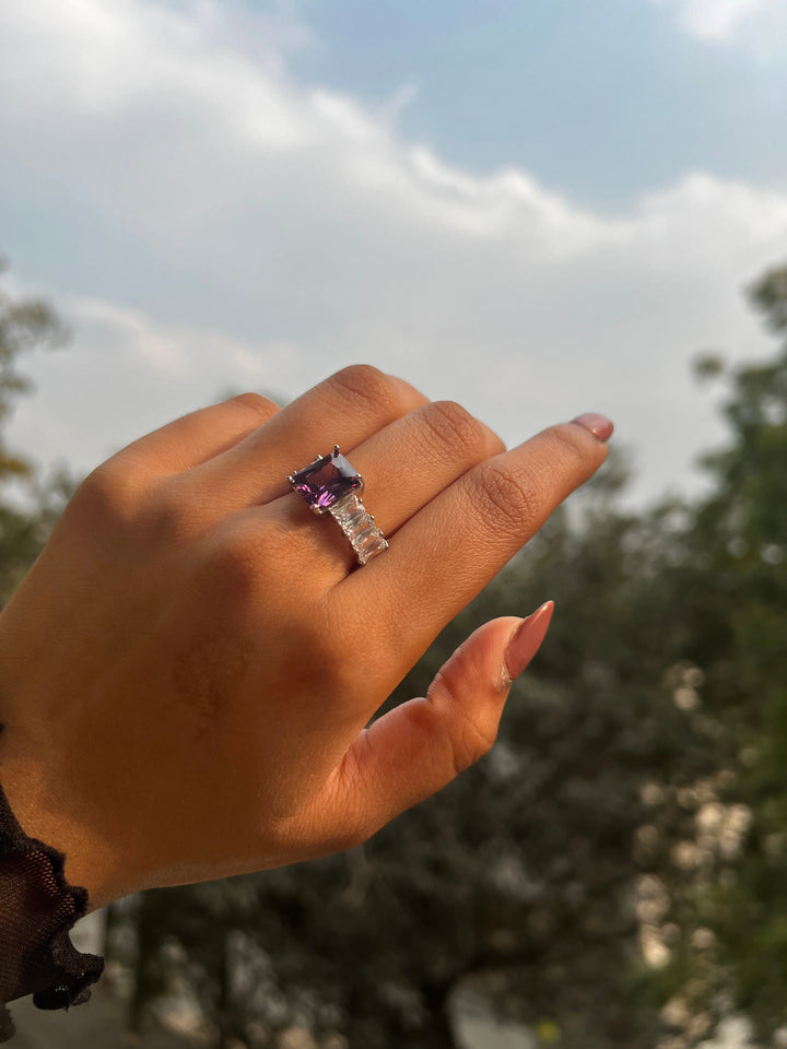 Ameth Promise Silver band ring