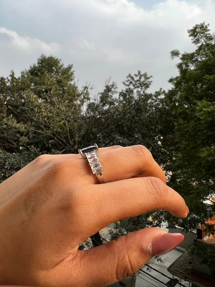 Ameth Promise Silver band ring