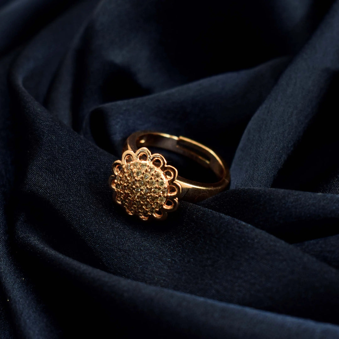 Angelica Spinner Ring - Rose Gold
