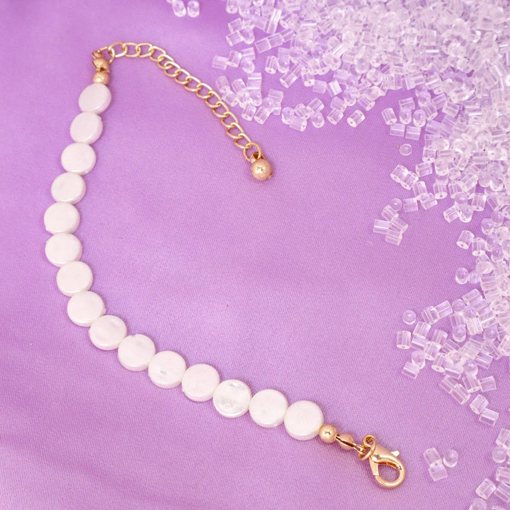 Aust White Pearls Bracelet