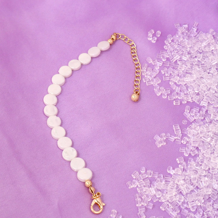 Aust White Pearls Bracelet